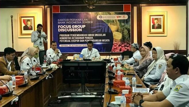 Kepala Diskop-UM Banyuwangi hadir dalam FGD di Bank Indonesia Jember