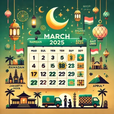 Kalender Libur Maret 2025 - Jadwal Awal Puasa, Hari Nyepi, dan Lebaran 2025