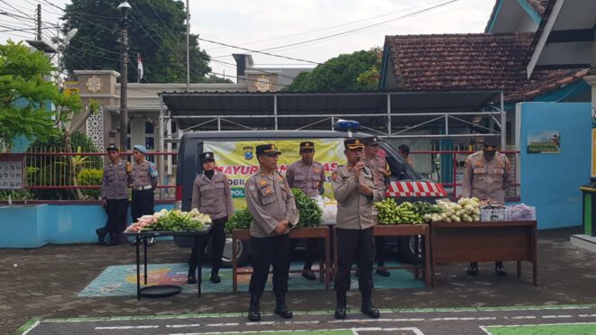 Kegiatan Mayur Kamtibmas Polresta Banyuwangi di TK Bhayangkari