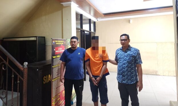 Petugas Polresta Banyuwangi amankan pengedar sabu di Boyolangu.