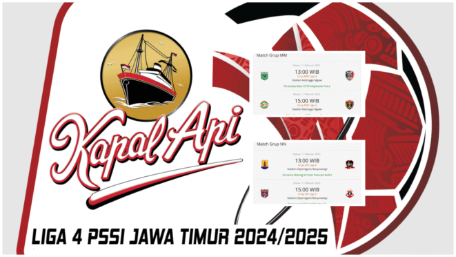 jadwal pertandingan 8 besar liga 4 jatim