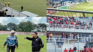 venue pertandingan persewangi di babak semi final liga 4 jatim