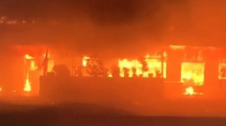 Kebakaran warung makan di Desa Dauh Peken, Tabanan