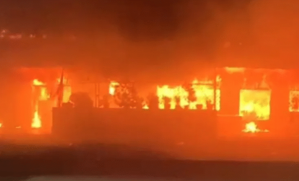 Kebakaran warung makan di Desa Dauh Peken, Tabanan
