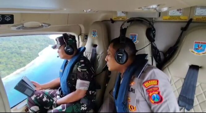 TNI-Polri Lakukan Patroli Udara Bantu Pencarian Korban KMP Tunu Pratama Jaya
