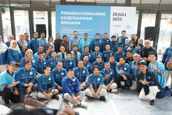 Menteri Ekraf dan Gekrafs Teken Kesepahaman Bersama Dorong Ekonomi Kreatif Nasional