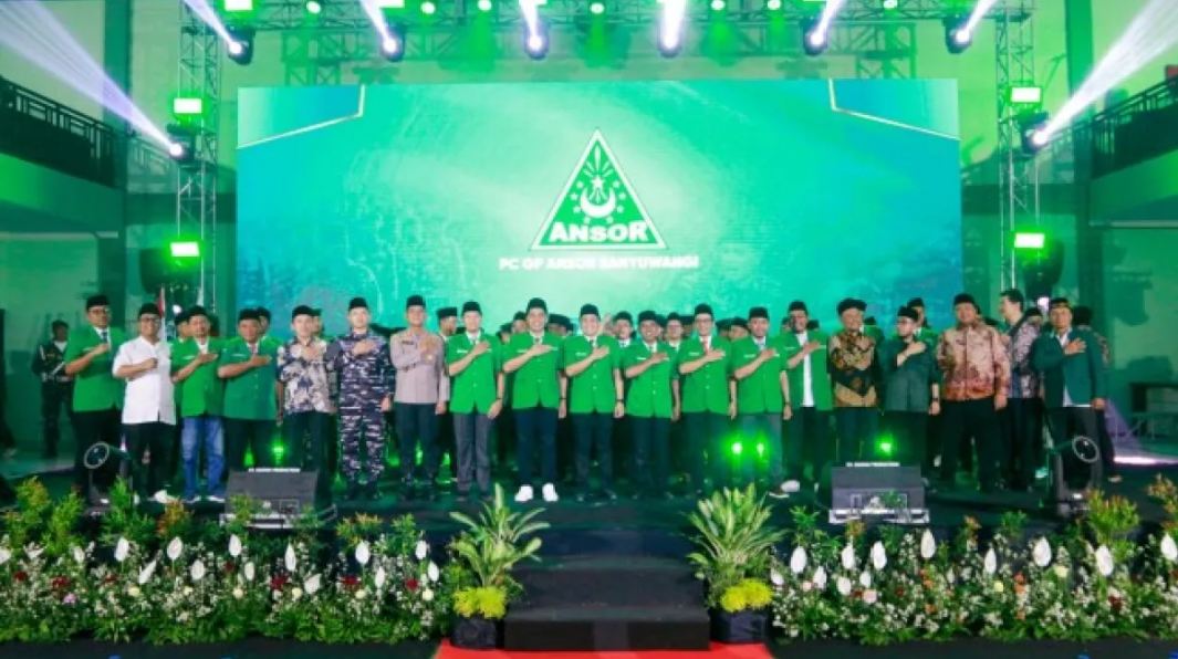 Pelantikan Pengurus GP Ansor, Arvy Rizaldy Resmi Nahkodai GP Ansor Banyuwangi