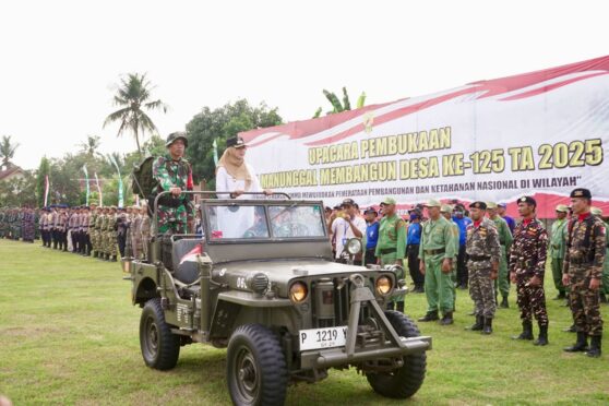 Bupati Ipuk Resmi Buka TMMD ke-125 di Banyuwangi