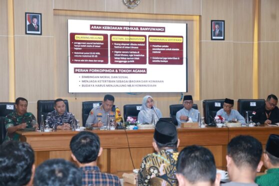 Rapat Koordinasi bersama Forkopimda Banyuwangi Terkait Sound Horeg