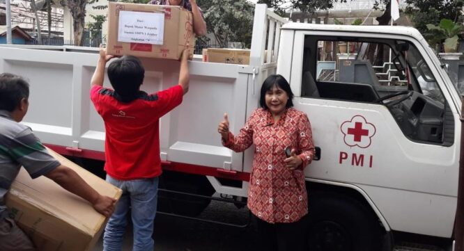 Mantan pengurus PMI Cabang Jember, Pertiwi Sudjiati