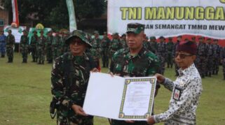 TMMD ke-125 Banyuwangi Resmi Ditutup, Hasil Pembangunan Diserahkan untuk Masyarakat