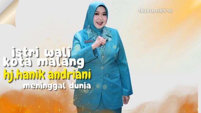 Rumah Dinas Wali Kota Malang tempat jenazah Hj. Hanik Andriani disemayamkan