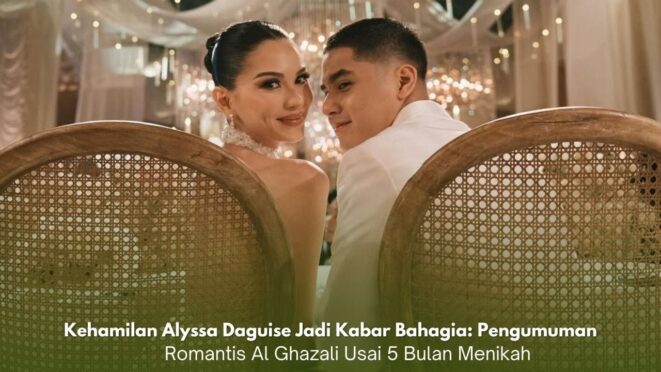 Alyssa Daguise memamerkan baby bump dalam video pengumuman kehamilan