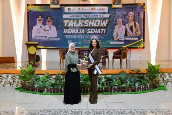 Putri Indonesia 2025 Firsta Yufi Amarta Putri kampanye kesehatan mental remaja di Banyuwangi