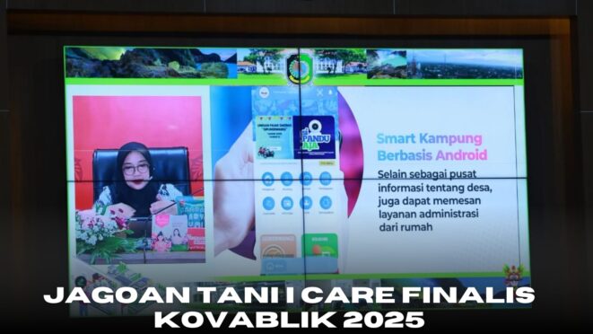 Bupati Banyuwangi mempresentasikan inovasi Jagoan Tani dan I-Care di Kovablik 2025