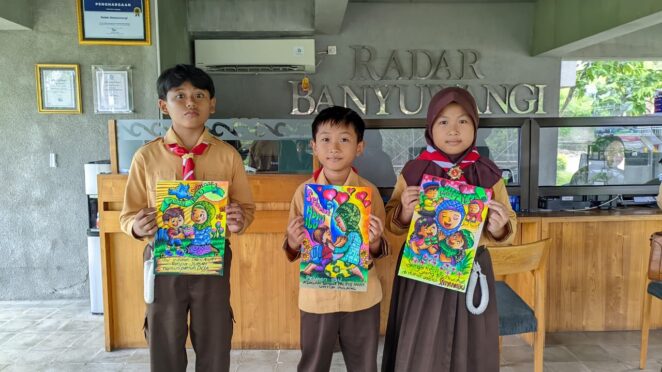 Alfan Ananta Wakili SDN 3 Macanputih di Lomba Poster Hari Ibu