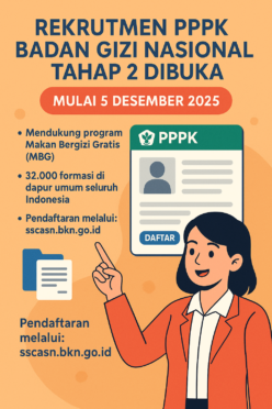 Rekrutment pendaftaran PPPK BGN 2025