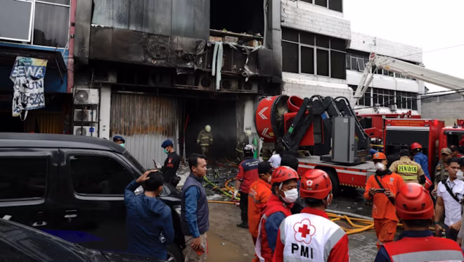 Kebakaran gedung Terra Drone di Kemayoran menewaskan 20 orang.