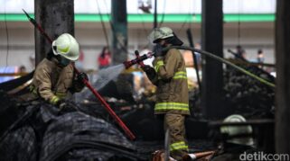 Kebakaran Pasar Induk Kramat Jati Jakarta Timur