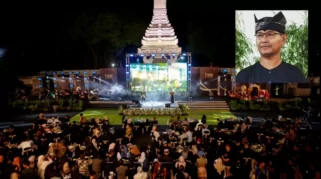 Gedung Seni dan Budaya Blambangan lokasi konser Harjaba Banyuwangi