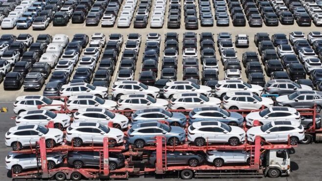 Mobil listrik China dipamerkan di pameran otomotif internasional