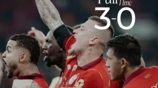 Pemain Persija Jakarta merayakan gol ke gawang Bhayangkara FC