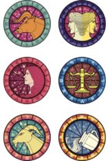 Ilustrasi ramalan zodiak hari ini untuk Aries, Taurus, dan Gemini.