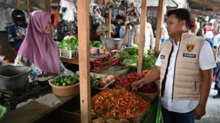 Satgas Pangan Banyuwangi melakukan sidak pasar jelang Natal dan Tahun Baru