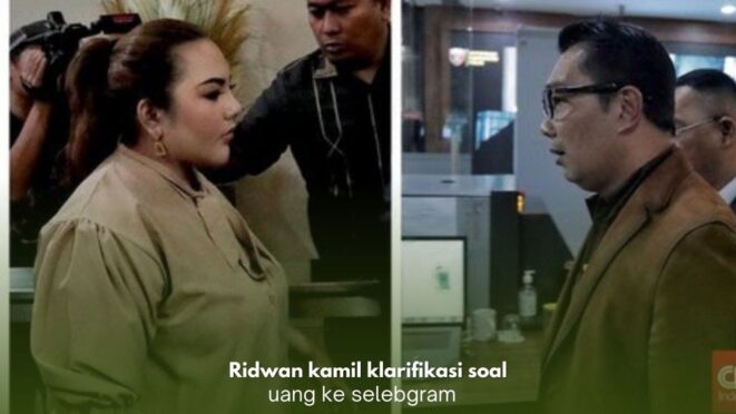 Ridwan Kamil memberikan klarifikasi terkait uang kepada selebgram Lisa Mariana