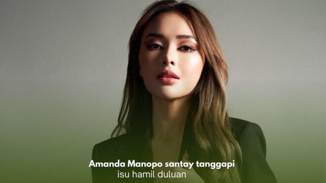 Amanda Manopo menanggapi isu kehamilan dalam Live TikTok