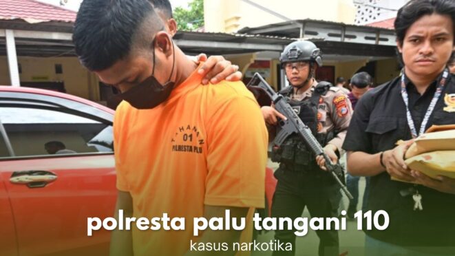Barang bukti narkotika yang diamankan Satresnarkoba Polresta Palu