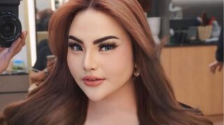 polisi tak tahan Lisa Mariana kasus video porno