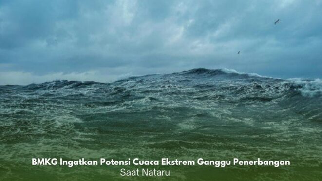 BMKG memprediksi cuaca ekstrem yang berdampak pada penerbangan dan pelayaran saat Nataru.