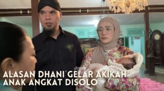 Acara akikah anak angkat Ahmad Dhani dan Mulan Jameela bernuansa Jawa di Solo