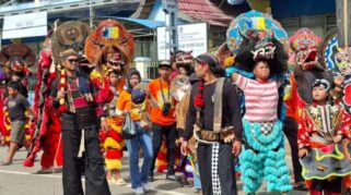 Peserta Gelar Budaya Sarabakawa Smart 2025 di Tabalong