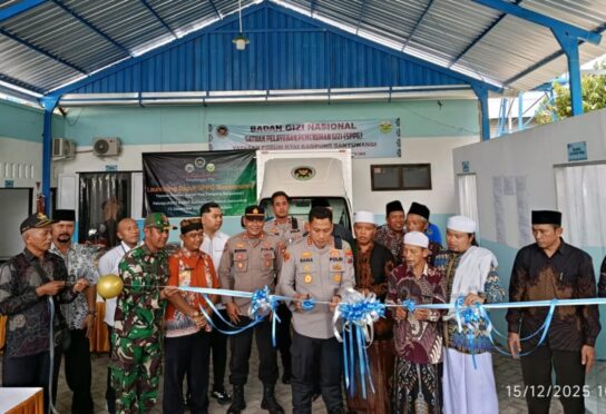 Kapolresta Banyuwangi meresmikan SPPG Forkam di Muncar