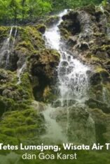 Goa Tetes Lumajang air terjun dan goa karst