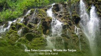 Goa Tetes Lumajang air terjun dan goa karst