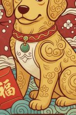 Ilustrasi shio Anjing dalam astrologi China 2026