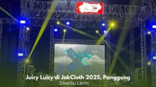 Juicy Luicy tampil di JakCloth 2025 diserbu laron