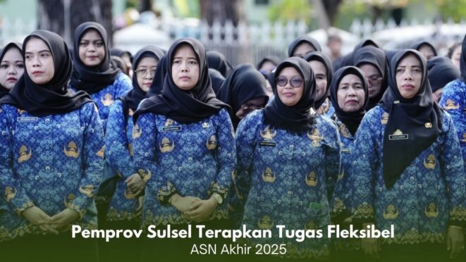 Pemprov Sulsel Terapkan Tugas Fleksibel ASN Akhir 2025