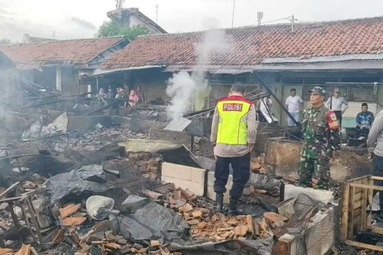 Kondisi Pasar Lemahabang Cirebon usai kebakaran hebat
