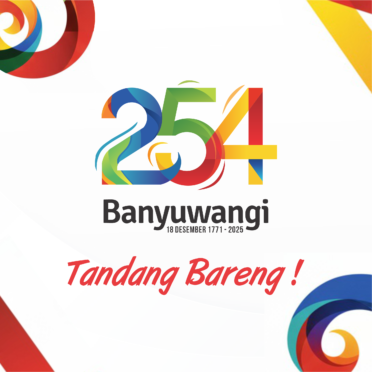 Flayer Harjaba Banyuwangi 2025 dengan tema tandang bareng