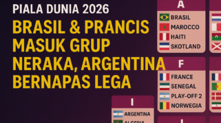 ilustrasi hasil drawing Piala Dunia 2026 Brasil Prancis grup neraka