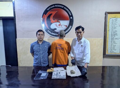 Polresta Banyuwangi berhasil tangkap pembawa paket ganja