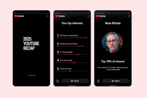 Youtube recap 2025