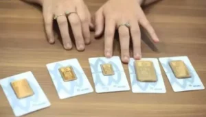 Harga emas Antam hari ini turun dari rekor tertinggi