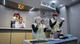 Konferensi pers KPK kasus suap pajak KPP Madya Jakarta Utara