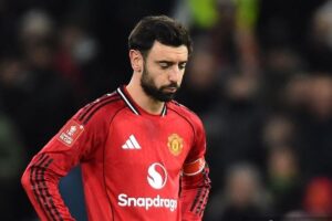 Akun X Bruno Fernandes diretas usai MU kalah dari Brighton