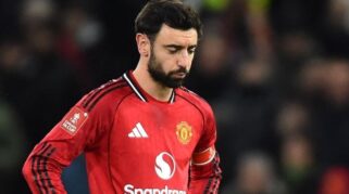 Akun X Bruno Fernandes diretas usai MU kalah dari Brighton